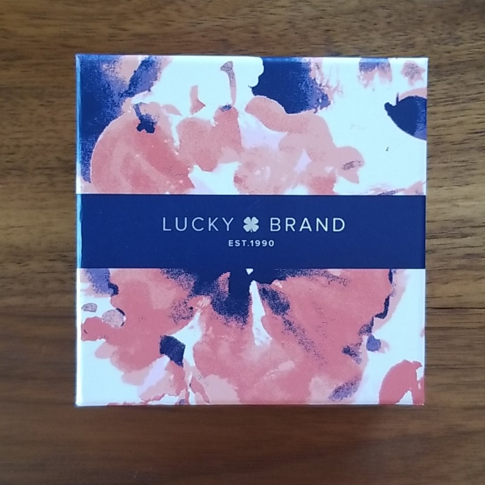 Lucky brand gold hoops